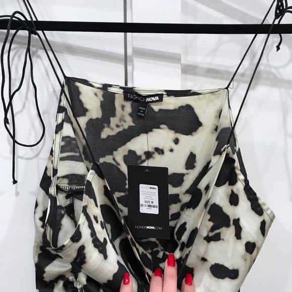 FASHIONNOVA Paw At My Strings Leopard Slip Dress - Picture 6 of 7